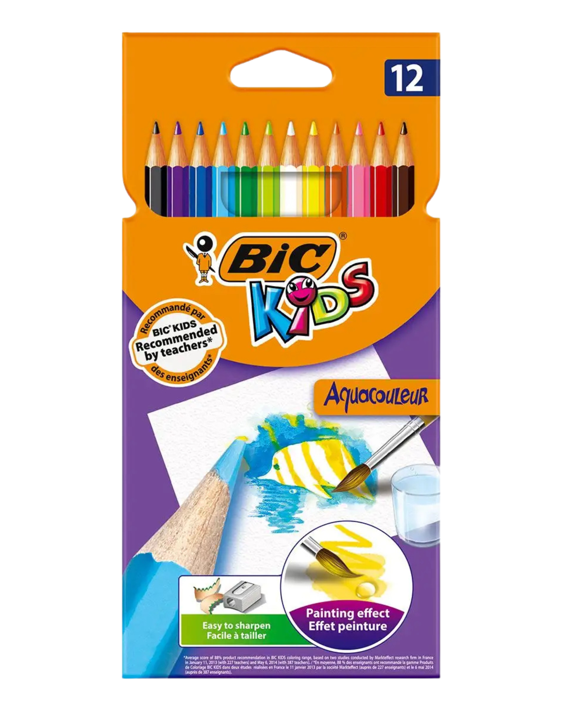 BIC Kids Aqua Crayons de Couleur