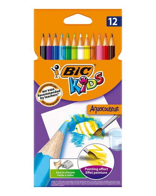 BIC Kids Aqua Crayons de Couleur