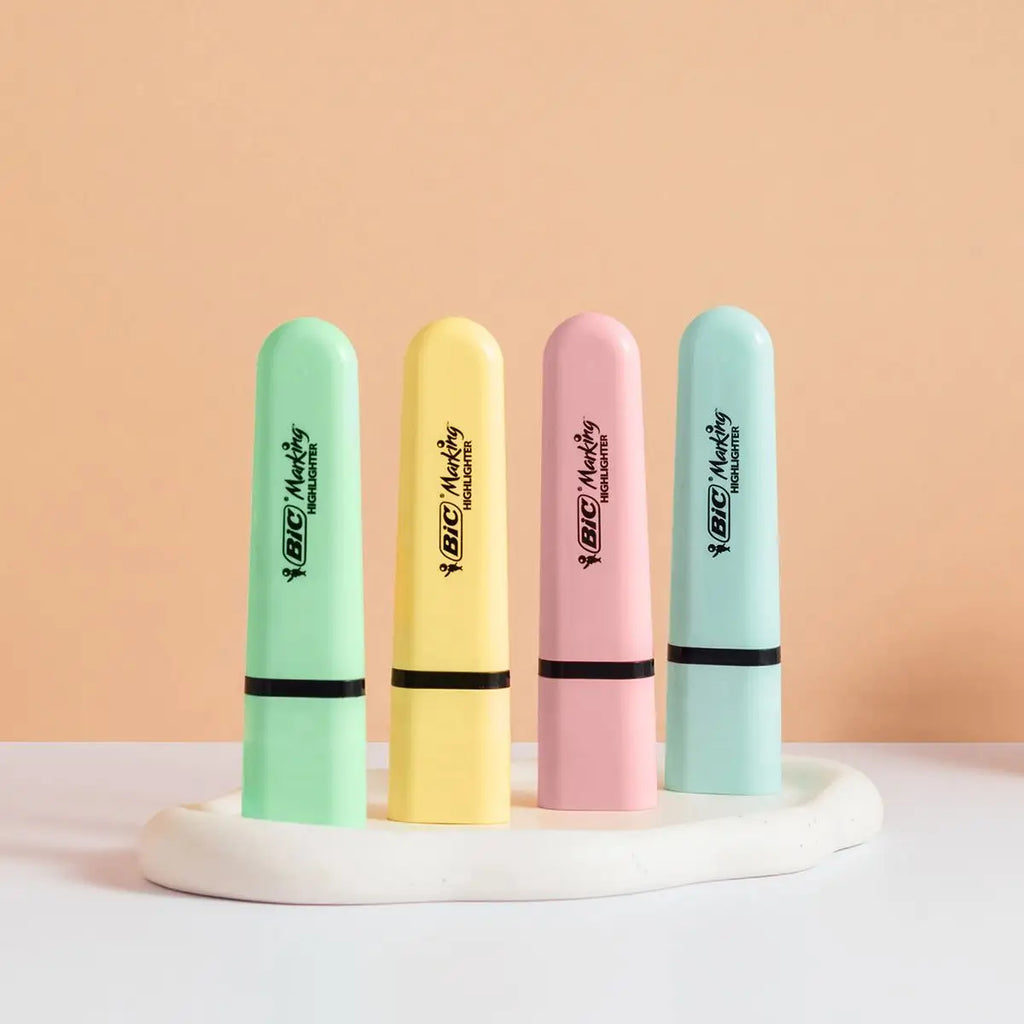 Surligneurs BIC Marking Flat Pastel