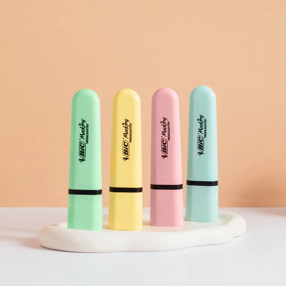 Surligneurs BIC Marking Flat Pastel