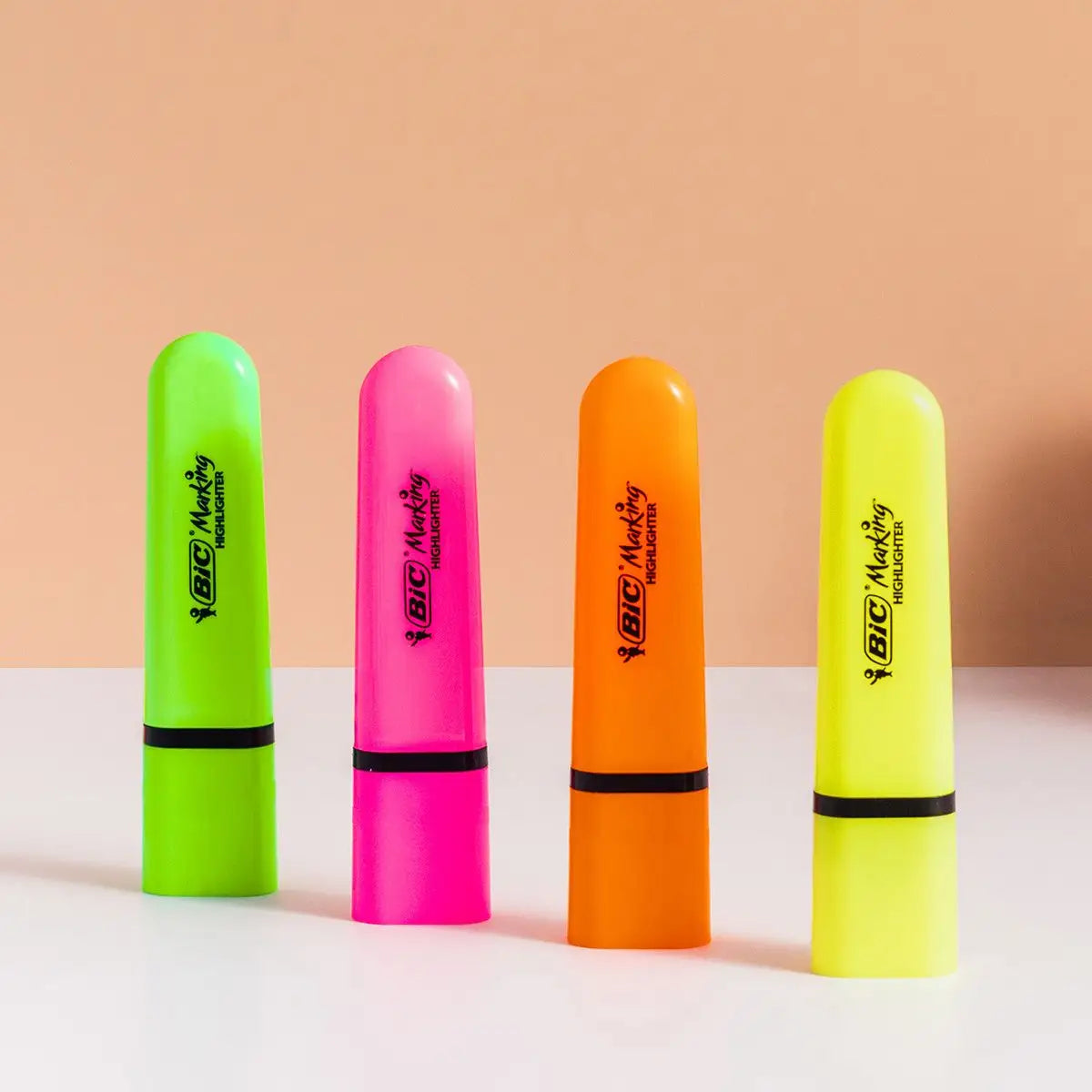 Surligneurs BIC Marking Flat Fluo